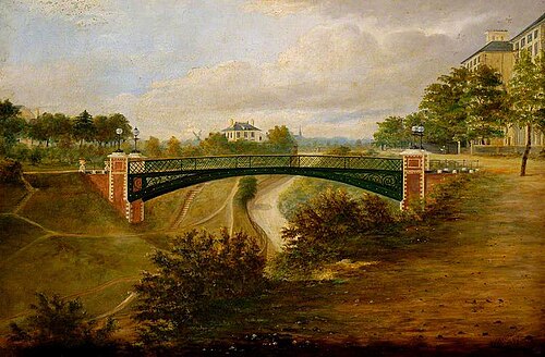 Ravine Bridge, Lowestoft, Suffolk, 1887, George Vemply Burwood