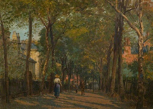 The New Walk, Leicester, 1914, George W. Moore Henton