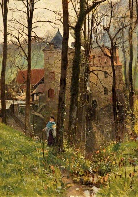 The Old Mill, Boulogne, France, , Charles William Wyllie