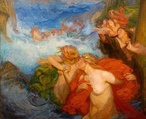 The Sirens, , Charles William Wyllie