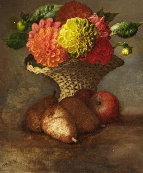 Dahlias, , George Walter Harris
