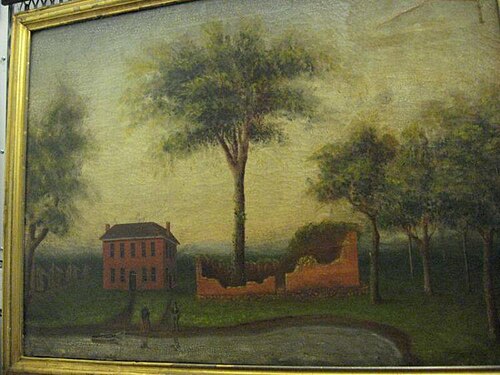 Ruins of the Old Church, Jamestown, Virginia, 1850, George Washington Mark