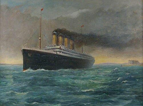 SS 'Titanic', 1912, George Washington Sandell