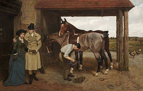 Not a Moment to Lose, 1888, George William Smetham-Jones