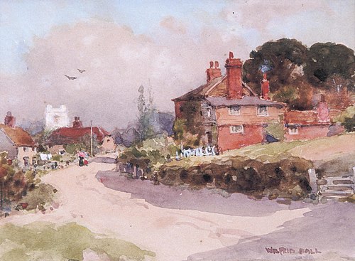 Sunny Afternoon, an Essex Village, , Wilfred Williams Ball