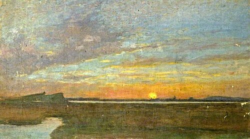 Coastal Scene at Sunset, , Wilfred Williams Ball