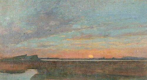 Coastal Scene at Sunset, , Wilfred Williams Ball