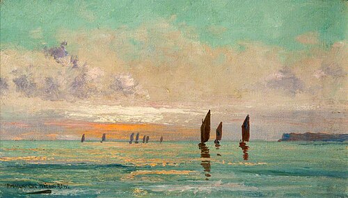 Sails at Sunset, , Peter MacGregor Wilson