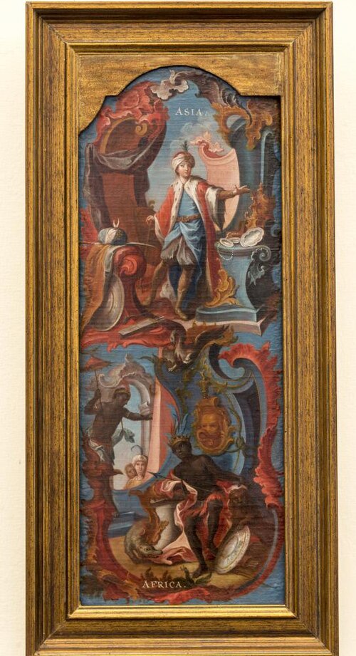 Allegory of the Continents: Asia and Africa, 1775, José de Paez