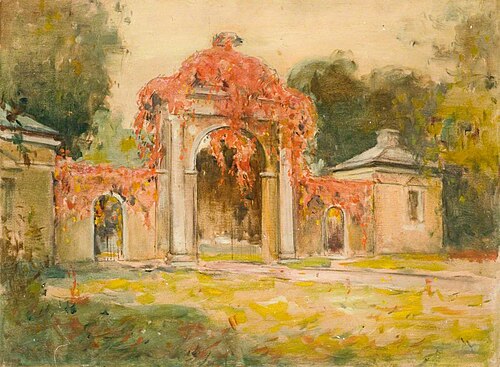 Entrance Gates to Dyrham Park Estate, , William Bagnall Gelder