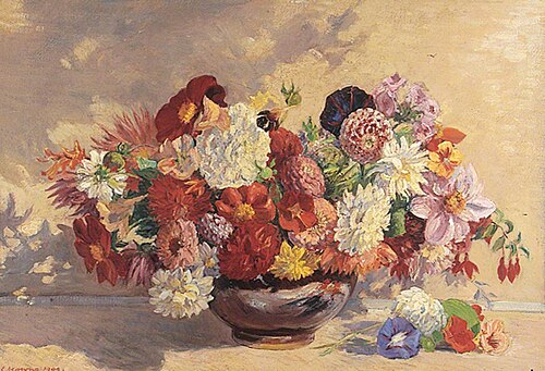 Flowers in Sunlight, 1909, Gerard Chowne