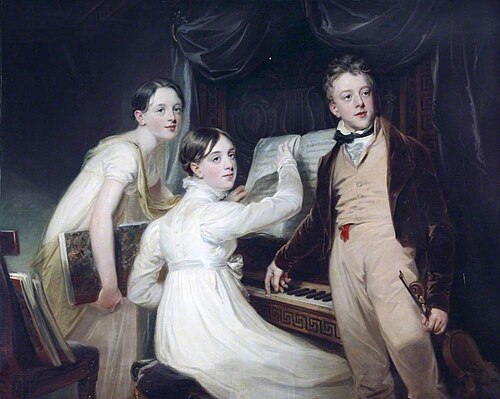 Thomas (1794–1879), Eleanor (1793–1876), and Anne (1796–1864) Lance, 1809, Joseph Allen
