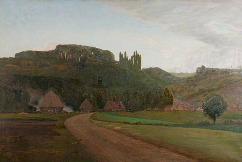 Near the Village of Crécy, France, , William Bright Morris