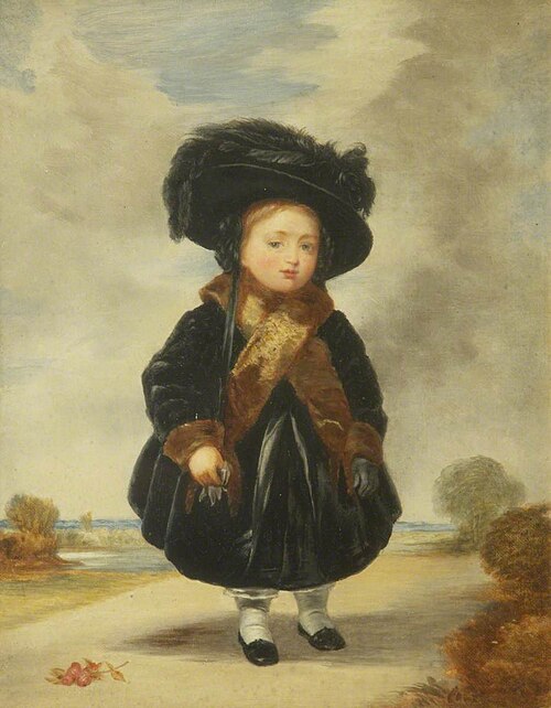 Princess Victoria (1819–1901), Aged 4, 1897, William Bright Morris