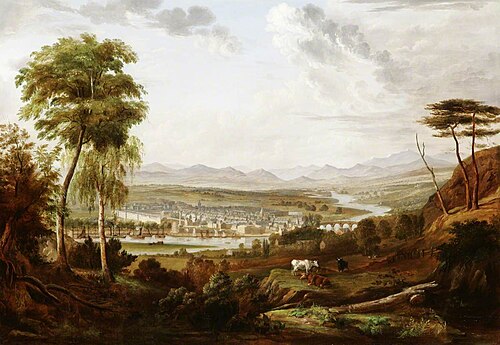 Perth from Barnhill, 1830, William Brown