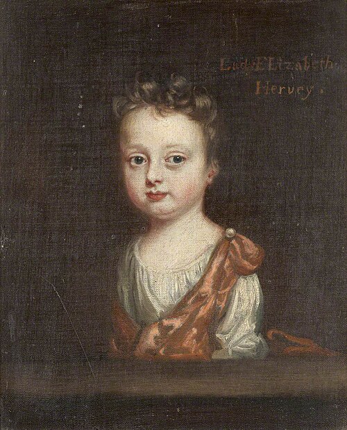 Lady Elizabeth Hervey, later Lady Mansel (1697-1727) as an Infant, 1700, Joseph Brook