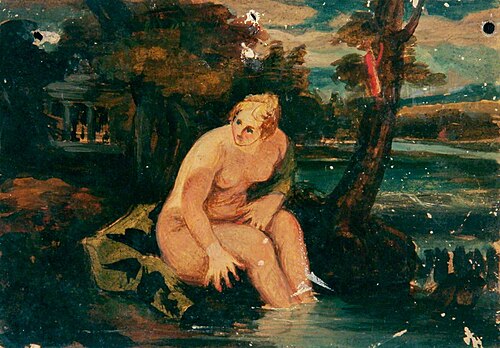 Diana Bathing (after Carlo Maratta), , Joseph Clover