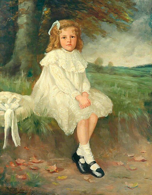 Portrait of a Small Girl, 1904, Gilbert Baldry