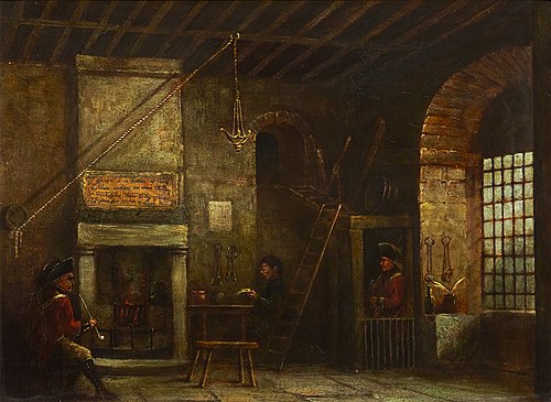 Hall of the Old Tolbooth, c. 1795, 1795, William Clark