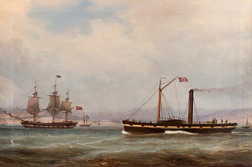 The Tug 'Conqueror', 1845, William Clark
