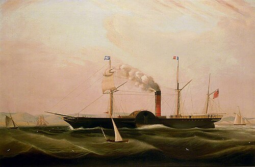 The paddle steamer 'City of London', , William Clark