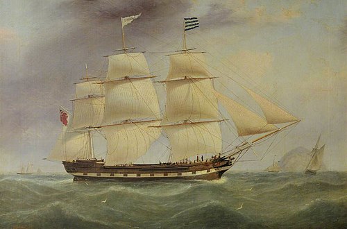 The barque Eucles, 1850, William Clark