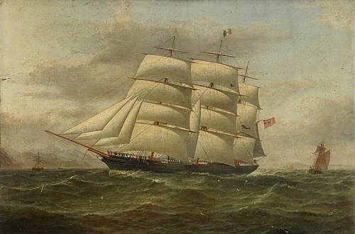 The clipper Margaret Galbraith, 1868, William Clark