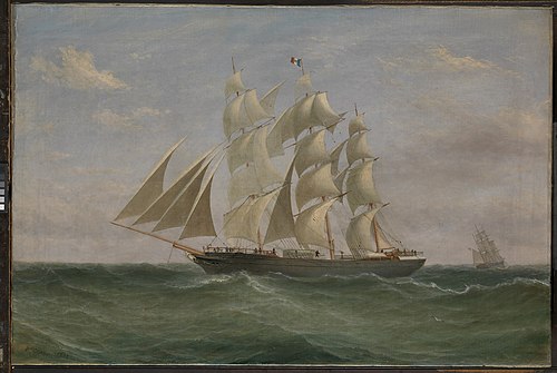 The barque Helen Denny, 1863, William Clark