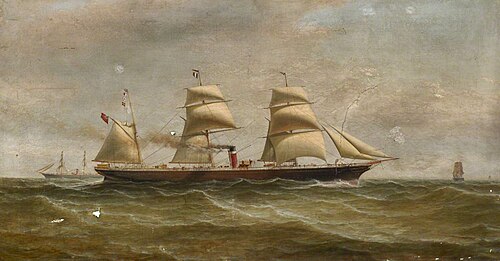 The barque Hibernian, , William Clark