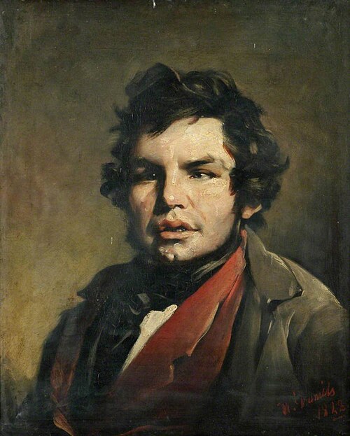 Portrait of a Man's Head, 1848, William Daniels