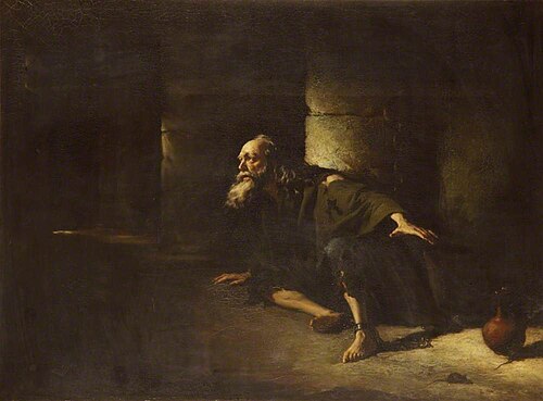 The Prisoner of Chillon, 1862, William Daniels