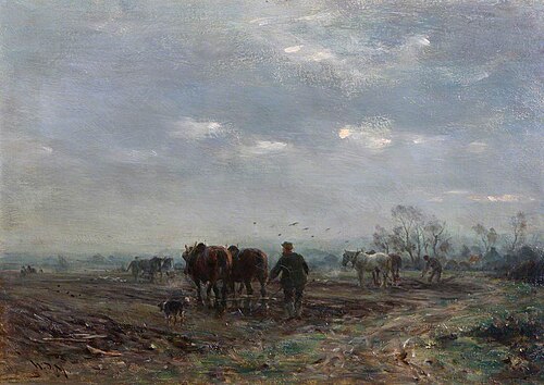 Winter Ploughing, 1900, William Darling McKay