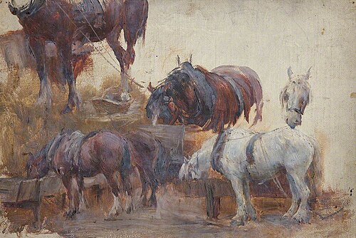 Studies of Farm Horses, , William Darling McKay