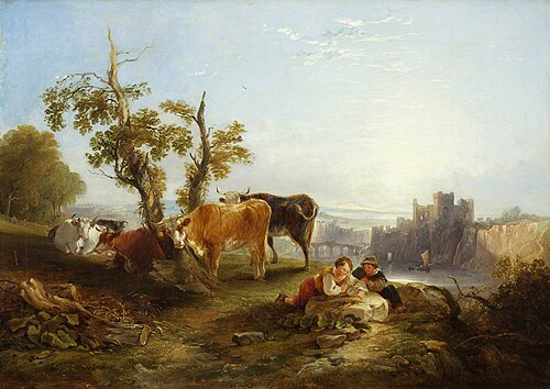 Chepstow Castle, 1840, Joseph Horlor