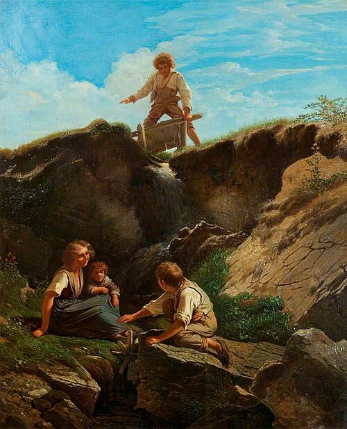 The Dam, 1850, Joseph Hornung