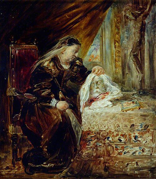 Catherine de Médicis with the Head of Coligny, , Joseph Hornung