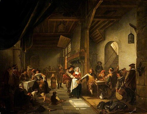 Tavern Interior, 1848, Joseph Le Roy