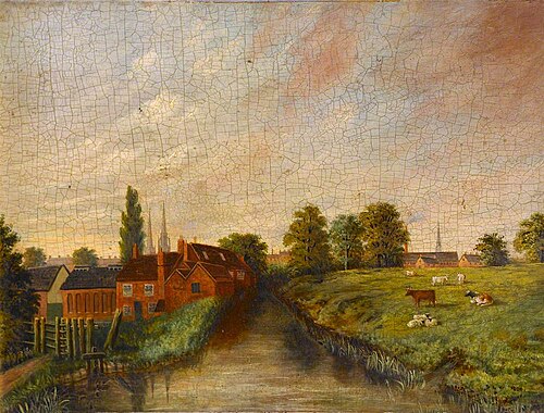 Naul's Mill, Coventry, 1878, William Earp Reeve