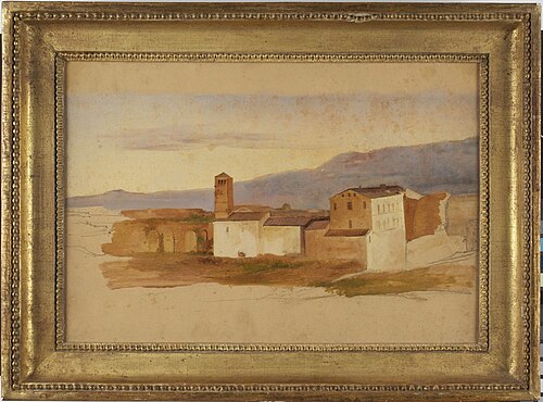 Study of a VIllage, , Giovanni Battista Camuccini