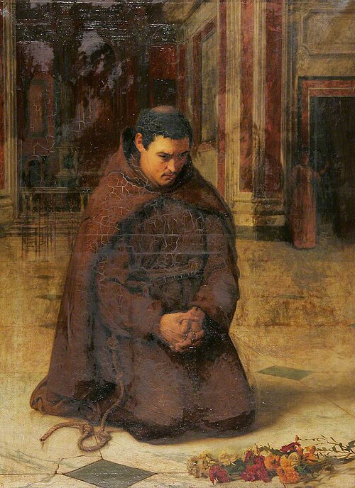 The Monk's Repentance ('Divided'), 1880, Philip Sidney Holland