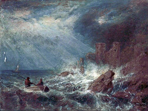 Stormy Coastal Scene, , Philip Steer