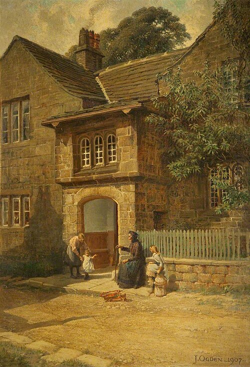 The Porch, Spenser's Cottage, Hurstwood, 1907, Joseph Ogden