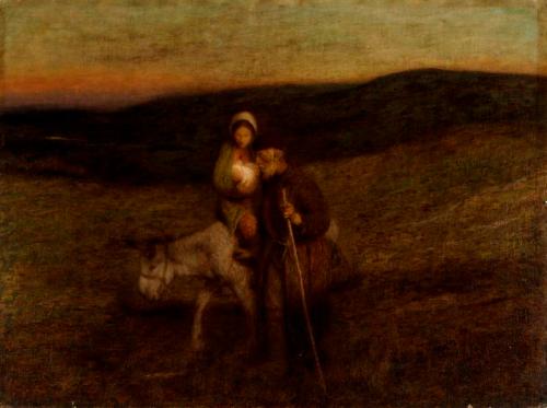 The Flight, 1909, Edward Stott