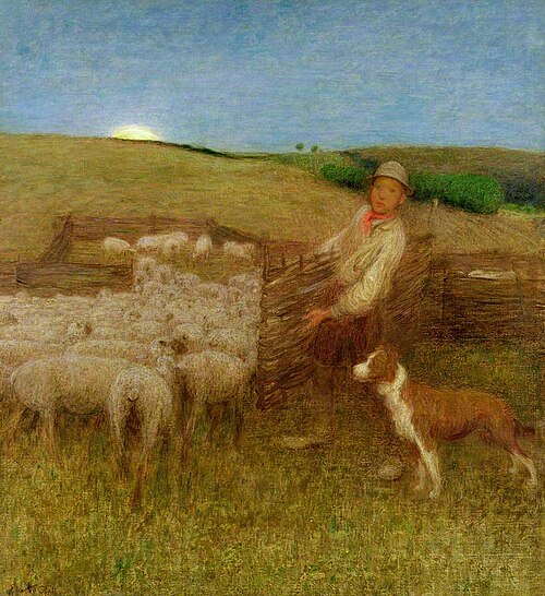 The Fold, 1895, Edward Stott