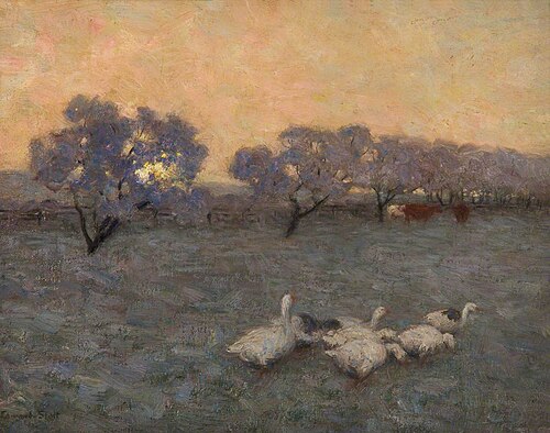Sunrise in Winter, 1891, Edward Stott