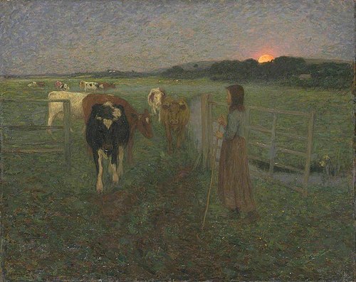 Changing Pastures, 1893, Edward Stott