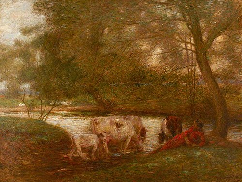 The Watering Place, 1898, Edward Stott