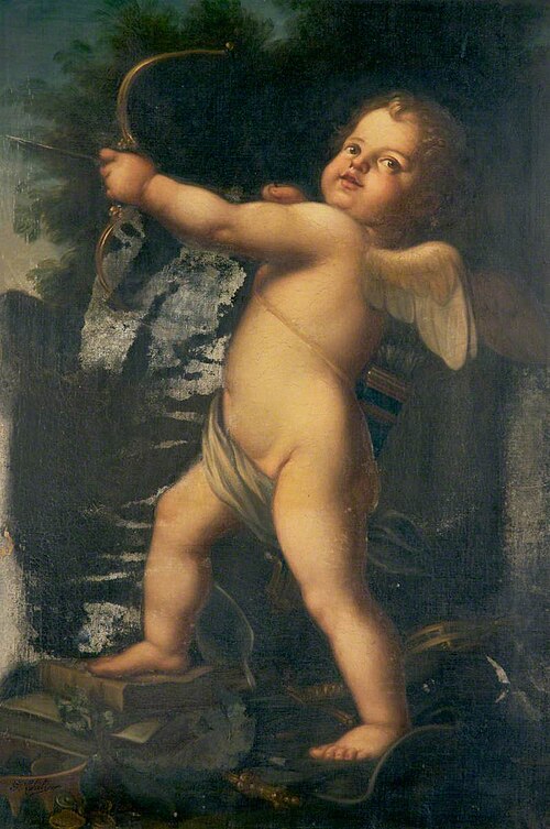 Omnia vincit amor (copy after Marcantonio Franceschini), , Giulia Cheli Capella