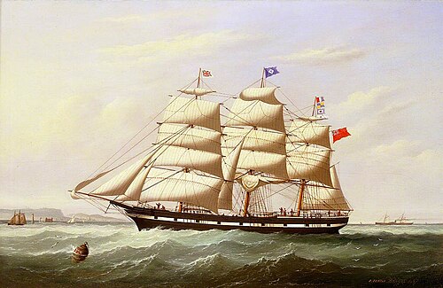 The barque 'William Yeo', 1867, Joseph Semple