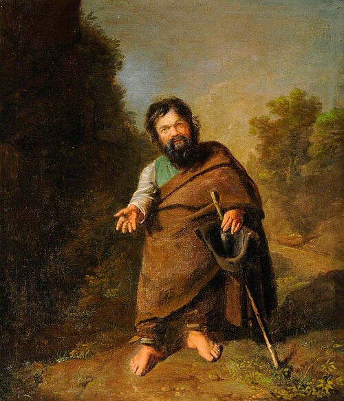 'Baicco', the Roman Dwarf, 1777, Philip Wickstead